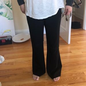 Flare leg work pant trousers